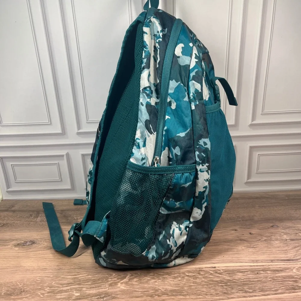 Eddie Bauer Stowaway 30L Backpack Teal Blue Camo Packable Lightweight